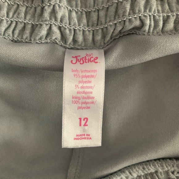 Justice Girls Grey Skort - Picture 5 of 5